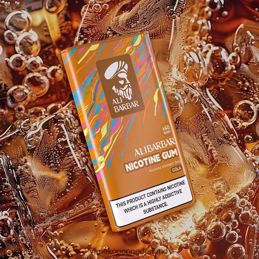 Alibarbar nicotine kauwgom appel NNL4PT98 Vape Kopen