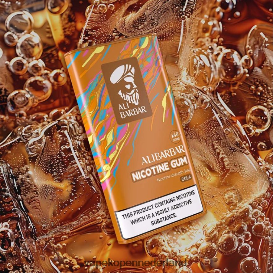 Alibarbar nicotine kauwgom cola NNL4PT99 E-Liquid Nederland