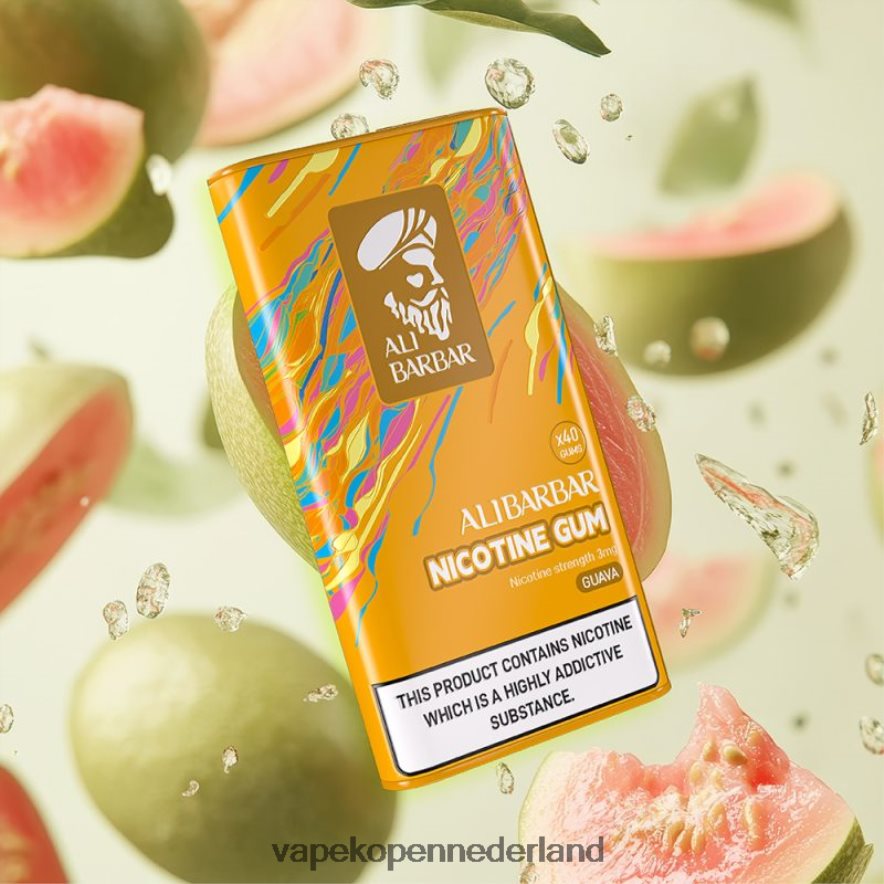 Alibarbar nicotine kauwgom guave NNL4PT100 Electronic Cigarette Vape