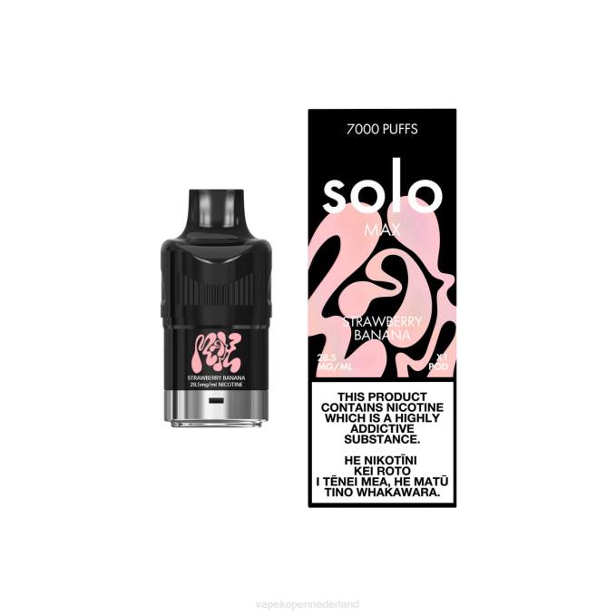 E-Liquid Nederland aardbei banaan | Solo MAX peul 864D77