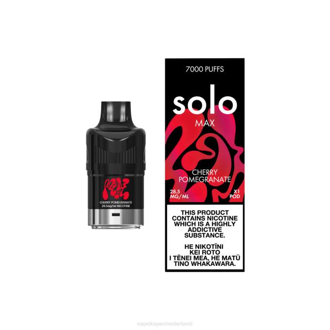 E-Liquid Nederland kersen granaatappel | Solo MAX peul 864D83