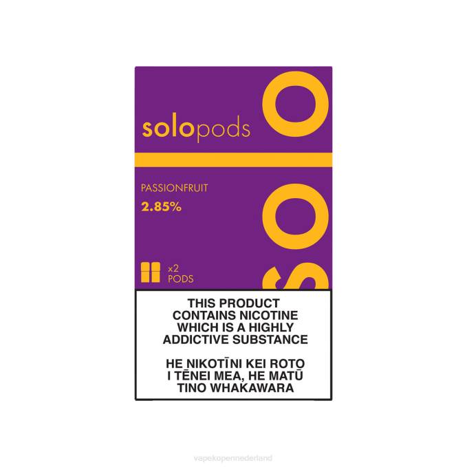 E-Liquid Nederland passievrucht | Solo vervangende pod, 2-pack 864D56