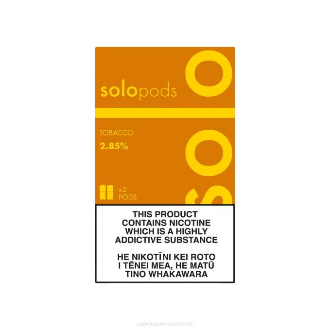 E-Liquid Nederland tabak | Solo vervangende pod, 2-pack 864D50