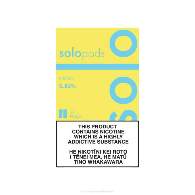 Vape Nederland citroen | Solo vervangende pod, 2-pack 864D55