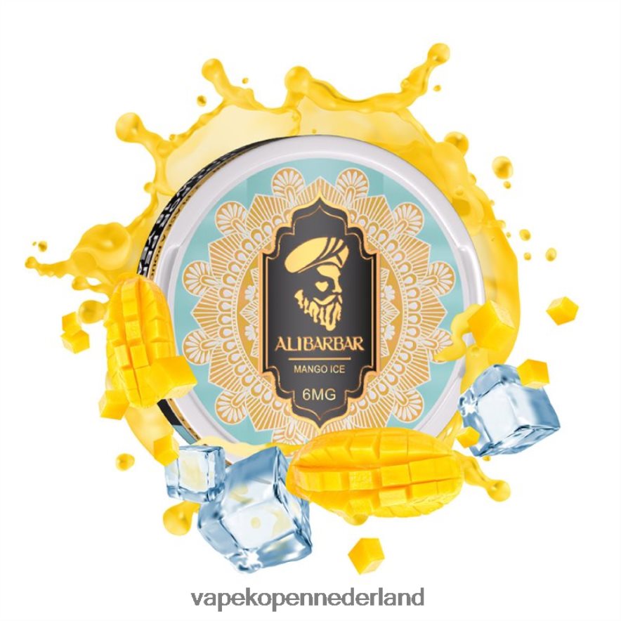 Alibarbar nicotinezakjes mango-ijs NNL4PT87 Vape Zonder Nicotine