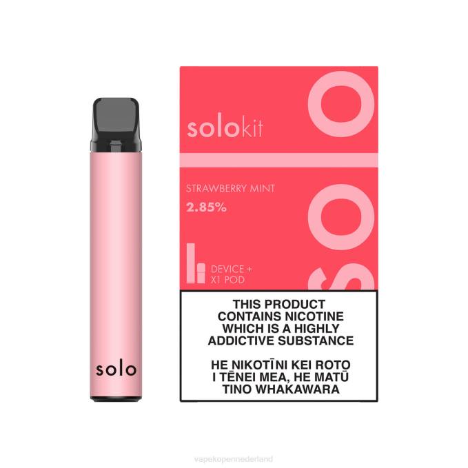 E-Liquid Nederland aardbei munt | Solo pod-kit 864D41