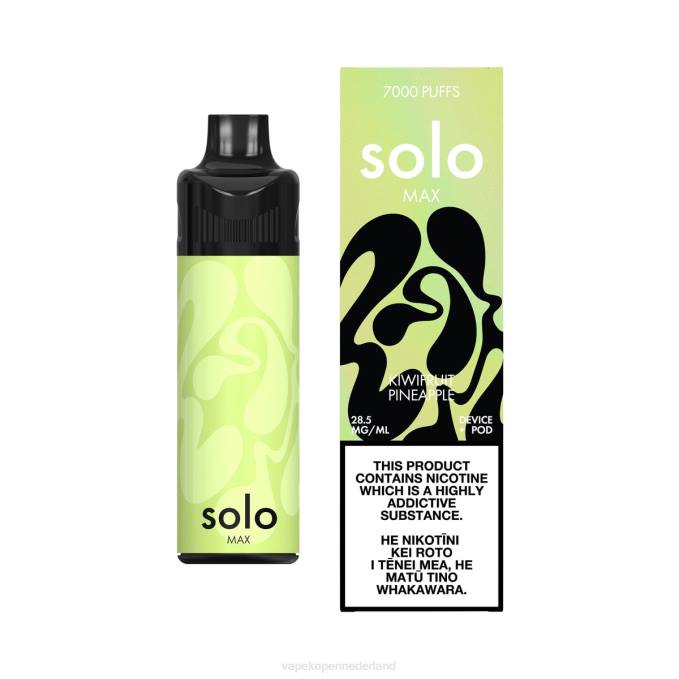 E-Liquid Nederland kiwi-ananas | Solo MAX pod-kit 864D68