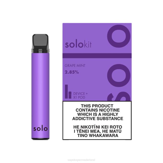 Electronic Cigarette Vape druiven munt | Solo pod-kit 864D45