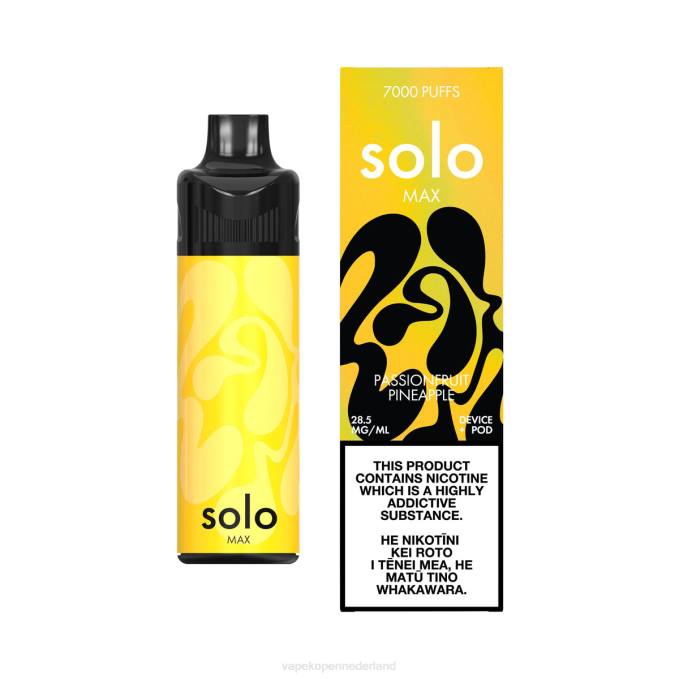 Electronic Cigarette Vape passievrucht ananas | Solo MAX pod-kit 864D69