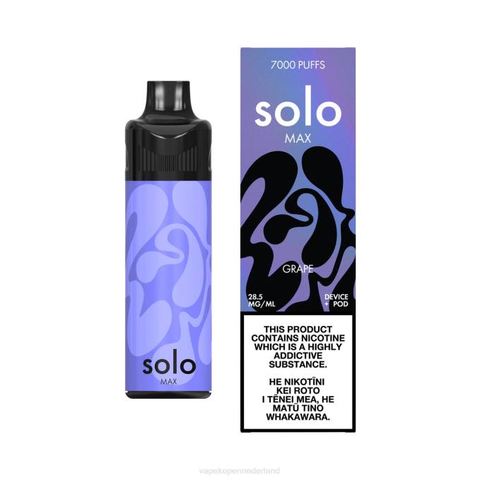 Vape Nederland druif | Solo MAX pod-kit 864D67