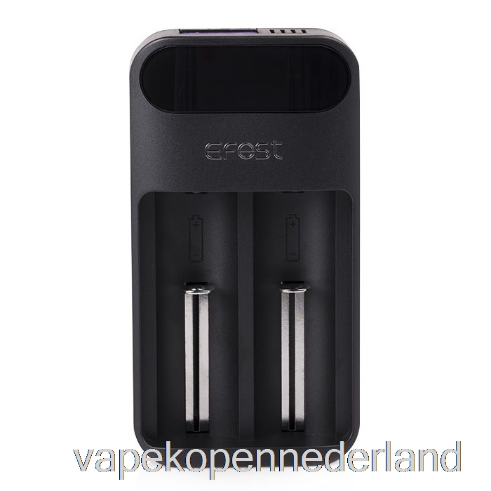 Vape Nederland Efest Lush Q2 2-bay Intelligente Led-batterijlader