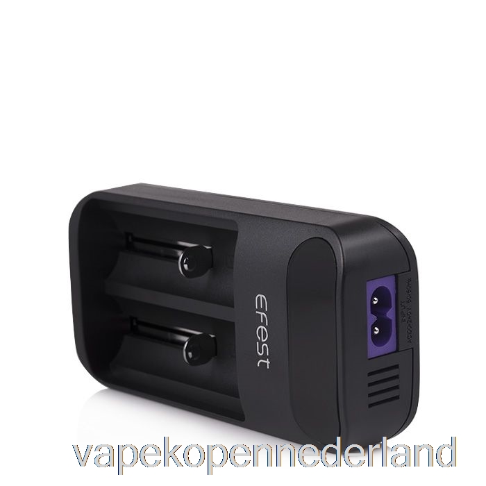 Vape Nederland Efest Lush Q2 2-bay Intelligente Led-batterijlader