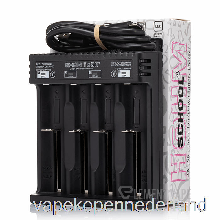 Elektronische Sigaret Vape Hohm Tech School 4 4a Usb-c-oplader