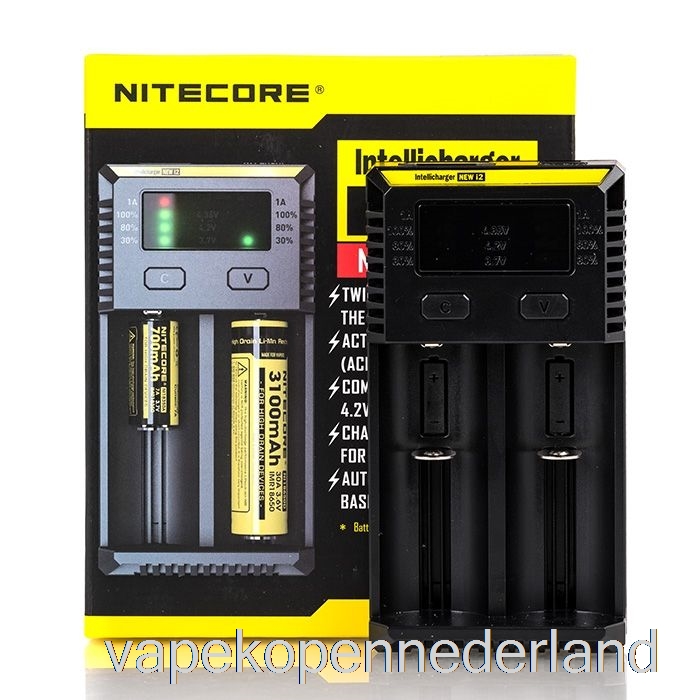 Elektronische Sigaret Vape Nitecore I2 Batterijlader (2-bay)