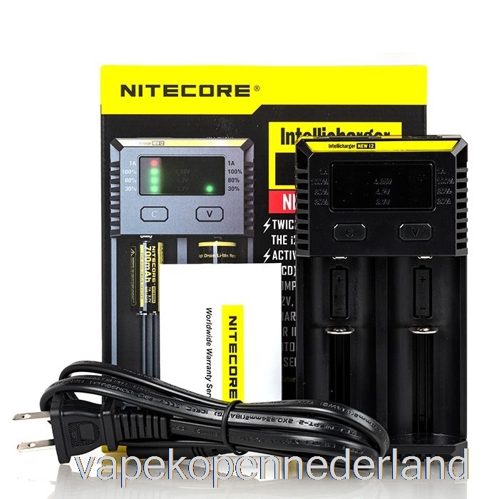 Elektronische Sigaret Vape Nitecore I2 Batterijlader (2-bay)