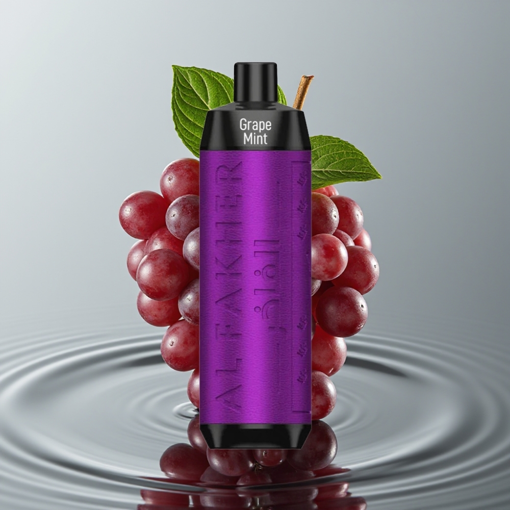 Al Fakher Crown Bar 8000 Crystal Wegwerp Vape Druiven Munt 18ml 5mg