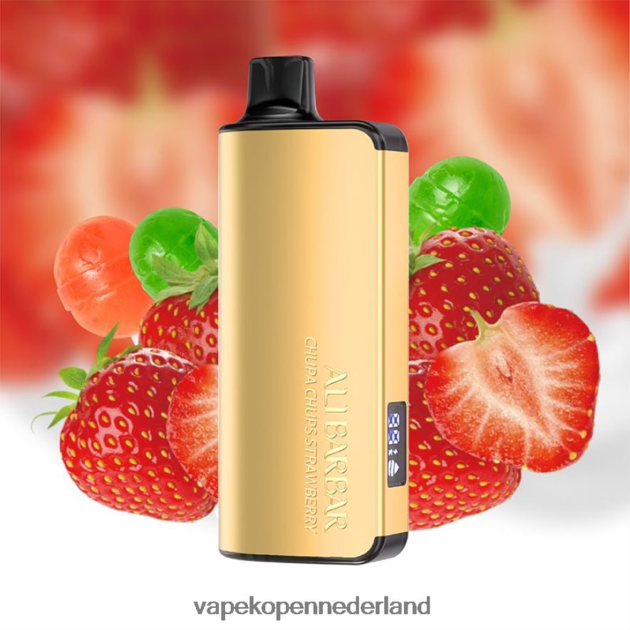 Alibarbar Ingot 20000 wegwerpdamp chupa chups aardbei NNL4PT34 E-Liquid Nederland