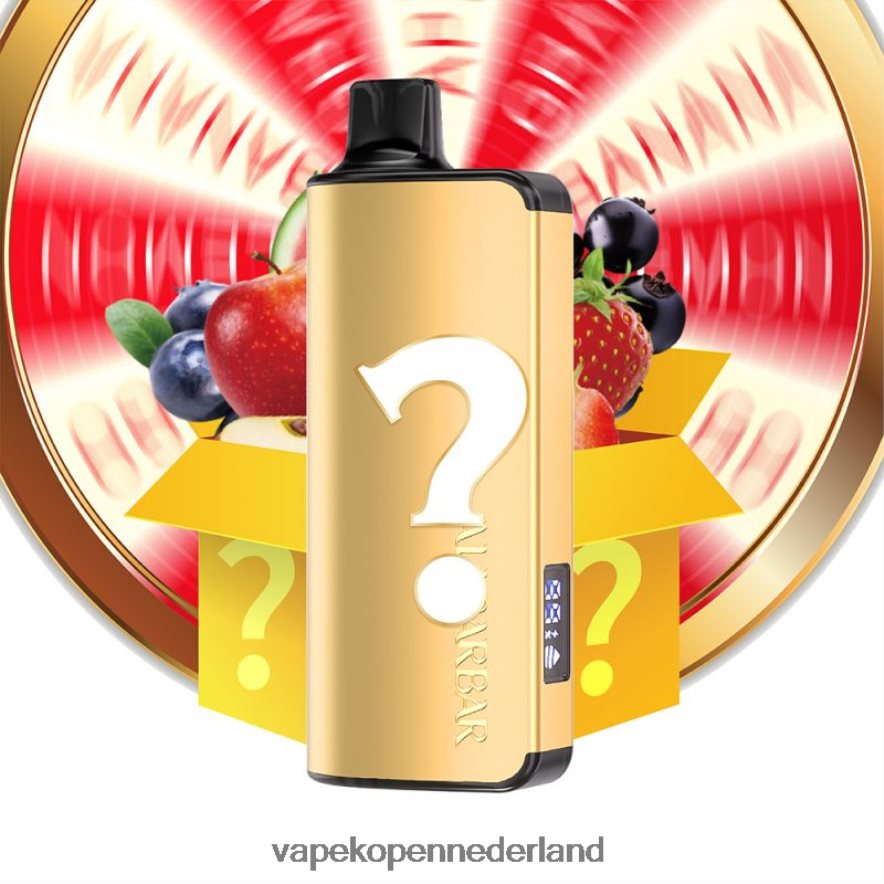 Alibarbar Ingot 20000 wegwerpdamp smaak roulette NNL4PT36 Vape Nederland