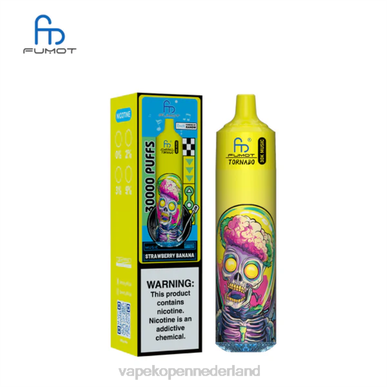 Electronic Cigarette Vape P8RF25 aardbei banaan Fumot Tornado 30k muziek