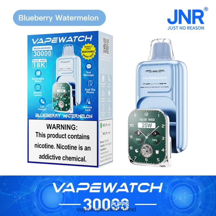 JNR damp horloge bosbessen watermeloen PVVZ4 - Vape Outlet