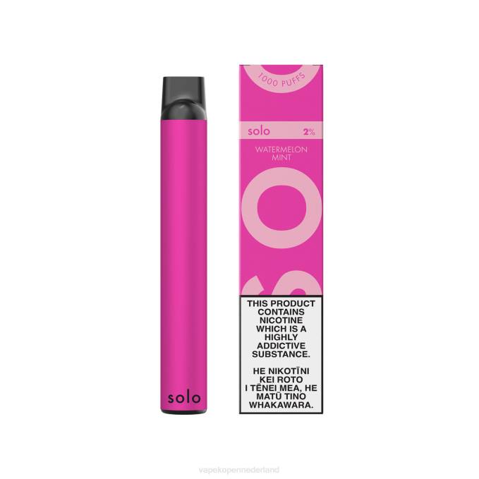E-Liquid Nederland watermeloen munt | Solo wegwerp damp 864D2