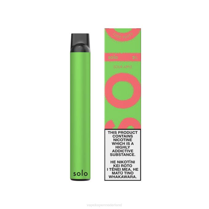 E-Liquid Nederland zure appel | Solo wegwerp damp 864D5