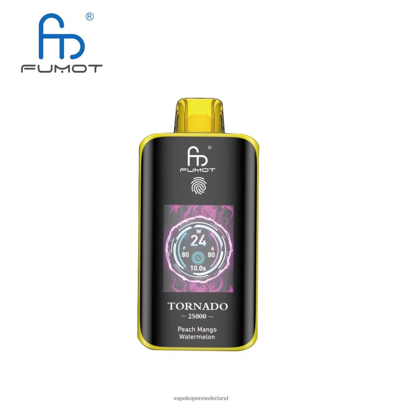Fumot Tornado 25000 wegwerpdamp perzik-mango-watermeloen | 42ZR0D9 Vape Liquid