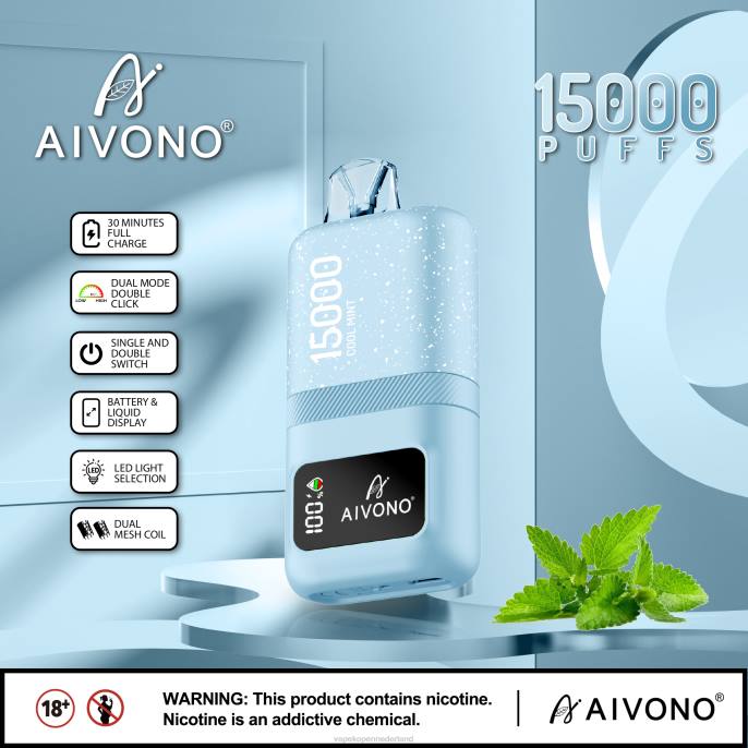 Aivono AIM magic 15000 koele munt - 260462 E-Liquid Nederland