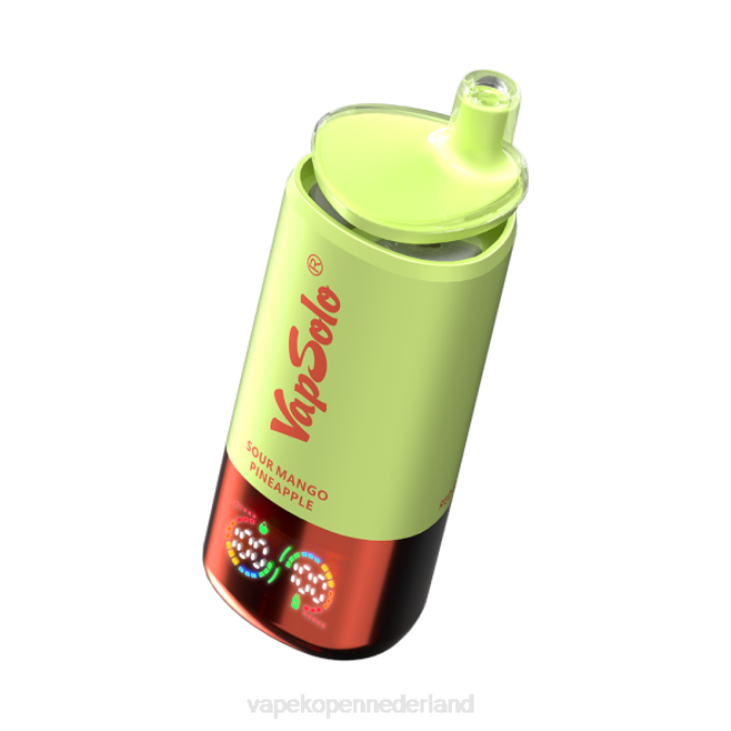 E-Liquid Nederland BRLR5 aardbei-kiwi & zure mango-ananas & red bull VapSolo Triple 30.000 trekjes
