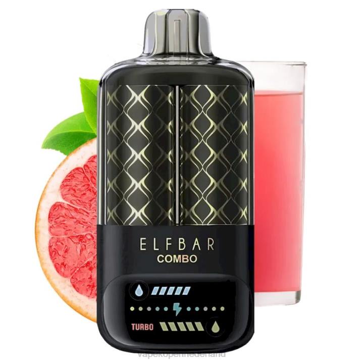 E-Liquid Nederland FT0H11 - roze limonade en grapefruit Elf Bar Combo 25000