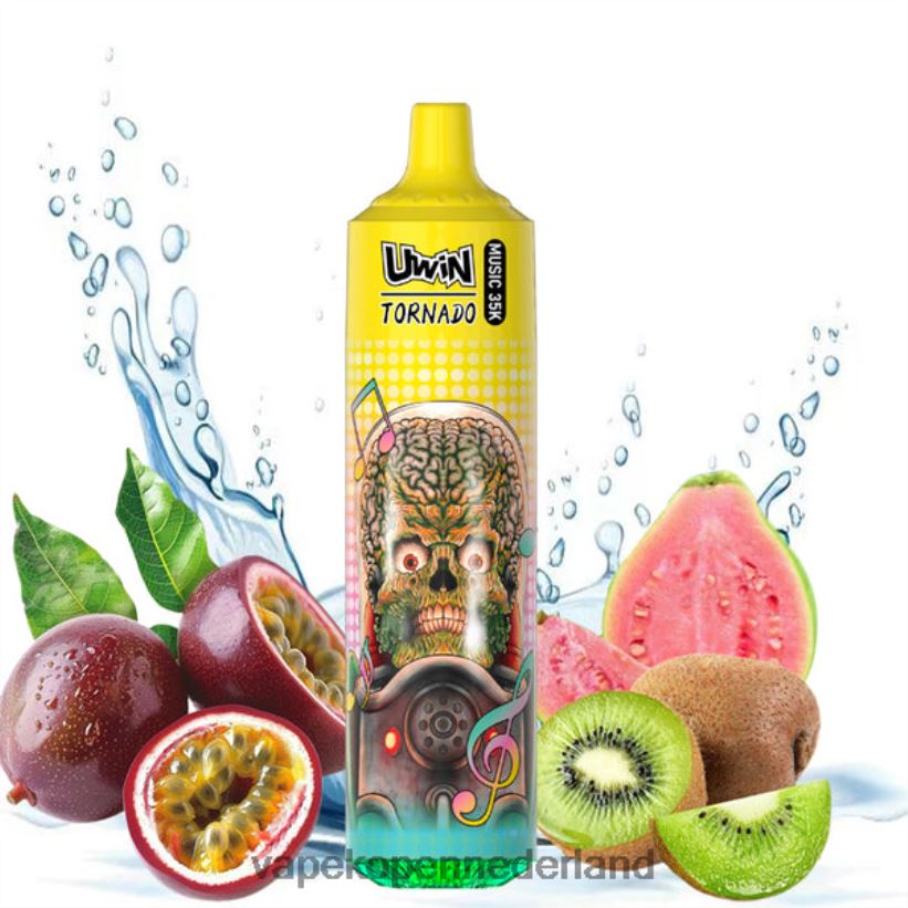 E-Liquid Nederland kiwi-passievrucht-guave | UWIN CRYSTAL 35k wegwerpdamp 4P668823