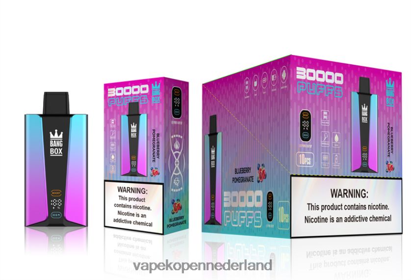 Electronic Cigarette Vape NFBX6N80 bosbessen pomgerante - Bang Box 30.000 trekjes slim scherm
