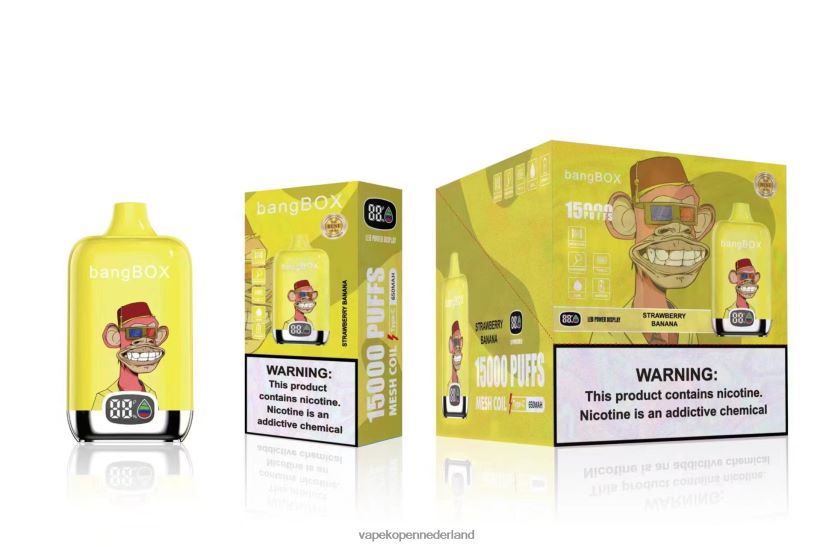 Vape Kopen NFBX6N43 aardbei banaan - Bang Box 15000 trekjes