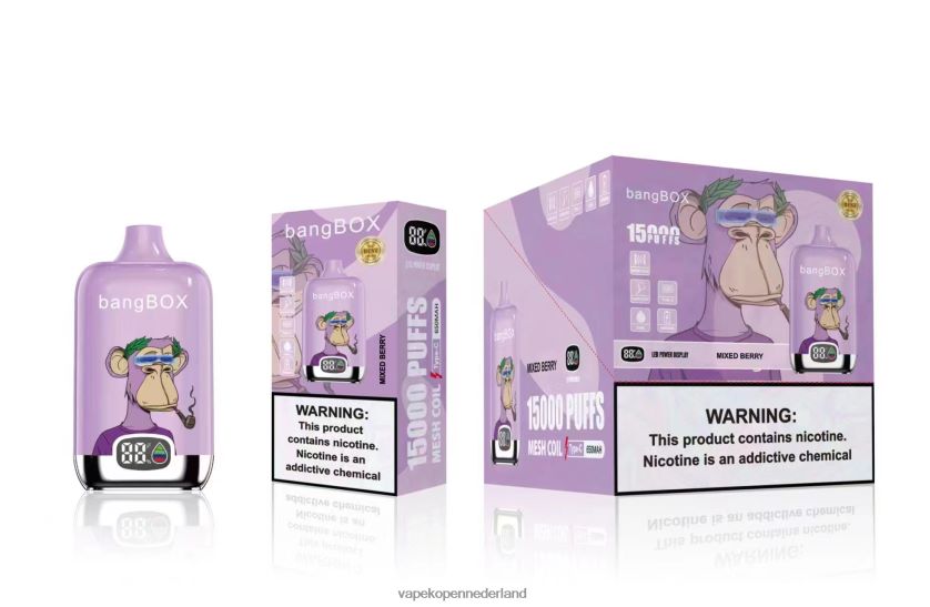 Vape Nederland NFBX6N41 gemengde bes - Bang Box 15000 trekjes