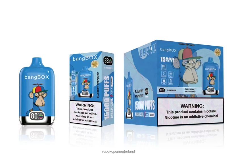 Vape Nederland NFBX6N46 bosbes framboos - Bang Box 15000 trekjes