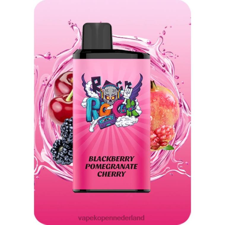 Vape Zonder Nicotine RF64F12 | IGET Bar pro backberry granaatappelkers