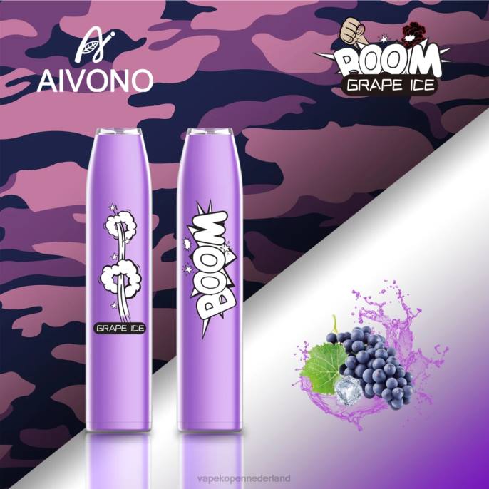 Aivono AIM BOOM 600 druiven ijs - 2604359 E-Liquid Nederland