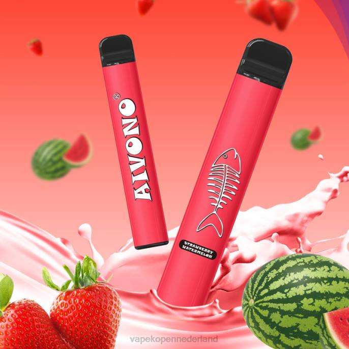 Aivono AIM FISHBONE 600 aardbei watermeloen - 2604282 Electronic Cigarette Vape