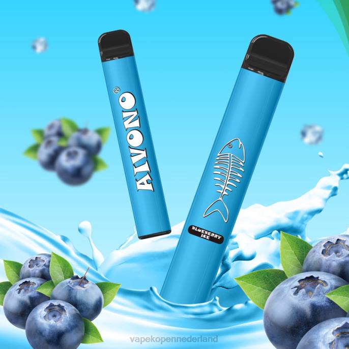 Aivono AIM FISHBONE 600 bosbessen ijs - 2604279 Electronic Cigarette Vape