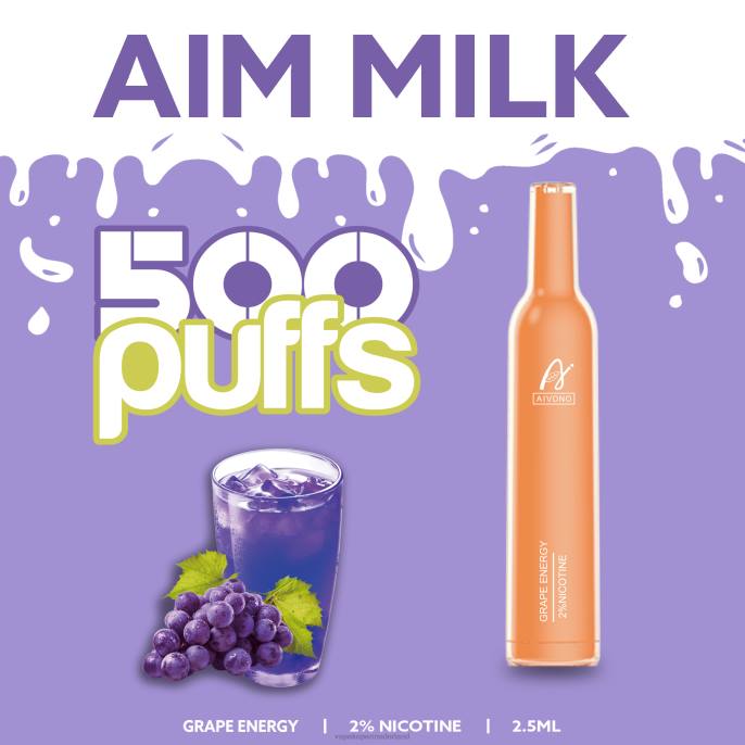 Aivono AIM MILK 500 druiven energie - 2604265 Vape Nederland