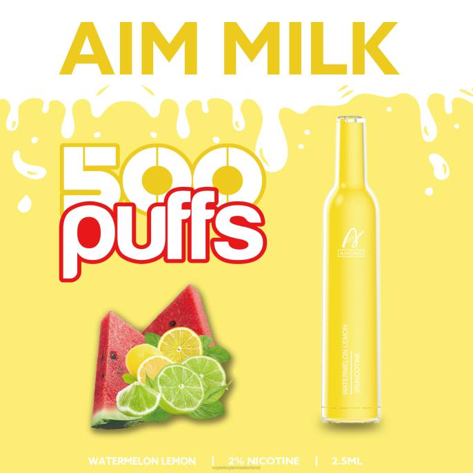 Aivono AIM MILK 500 watermeloen citroen - 2604270 Electronic Cigarette Vape