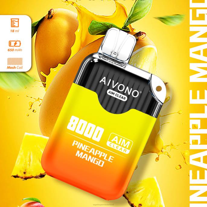 Aivono AIM CLEAR 8000 ananas-mango - 2604209 E-Liquid Nederland