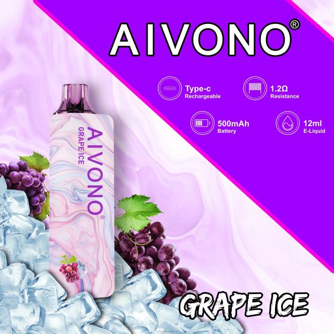 Aivono AIM GUN 7000 druiven ijs - 2604102 Electronic Cigarette Vape