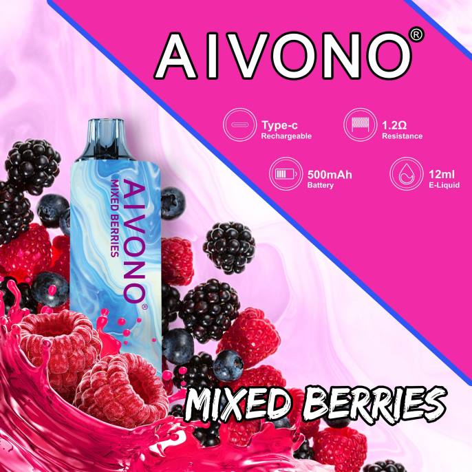 Aivono AIM GUN 7000 gemengde bessen - 2604111 Electronic Cigarette Vape