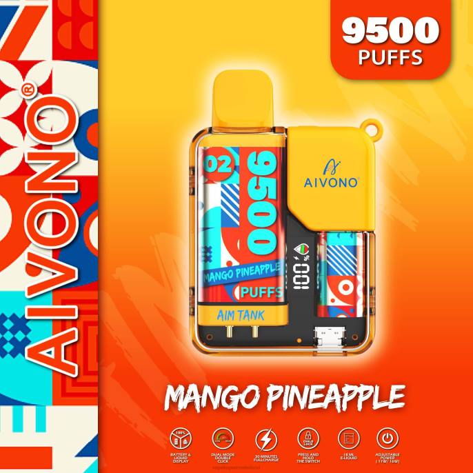 Aivono AIM TANK 9500 mango-ananas - 260434 Vape Nederland