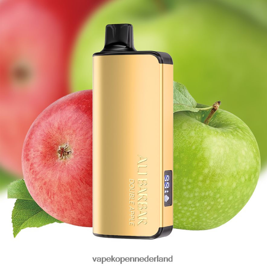 Alibarbar Ingot 9000 wegwerpdamp dubbele appel NNL4PT28 Vape Kopen