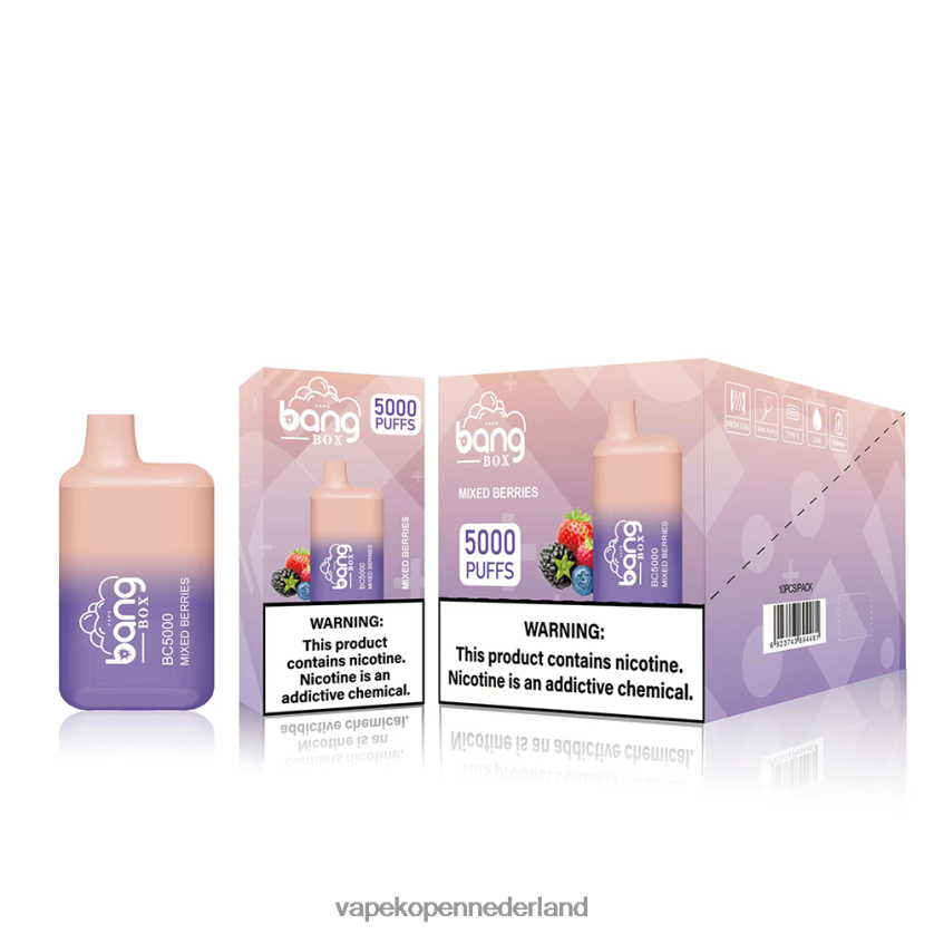 Vape Zonder Nicotine NFBX6N87 wegwerpbaar - Bang Box bc5000