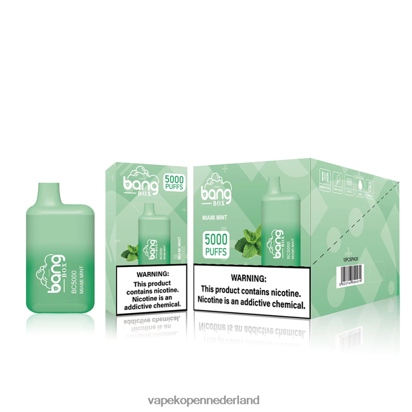Vape Zonder Nicotine NFBX6N87 wegwerpbaar - Bang Box bc5000