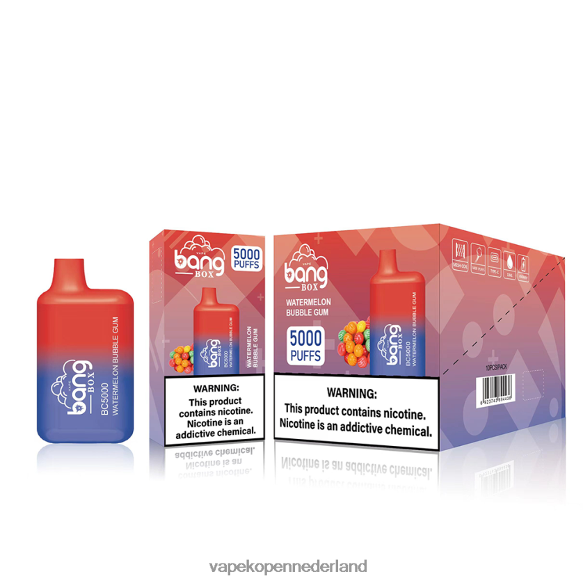 Vape Zonder Nicotine NFBX6N87 wegwerpbaar - Bang Box bc5000