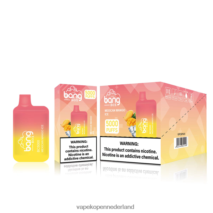 Vape Zonder Nicotine NFBX6N87 wegwerpbaar - Bang Box bc5000